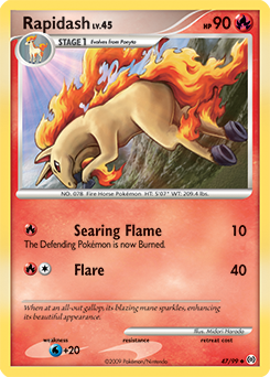 Rapidash #47 Rapidash - Arceus - #47 - Pokemon TCG card
