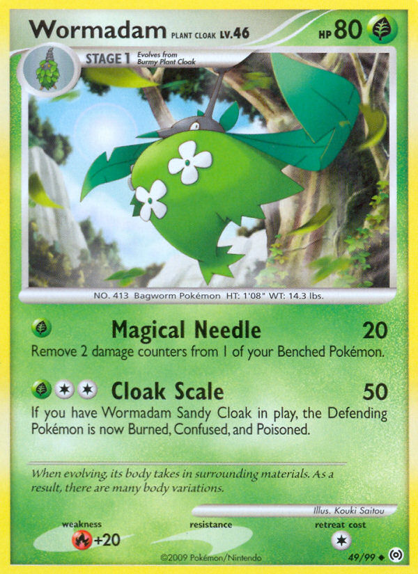 Wormadam Plant Cloak - Arceus - #49 - Pokemon TCG card