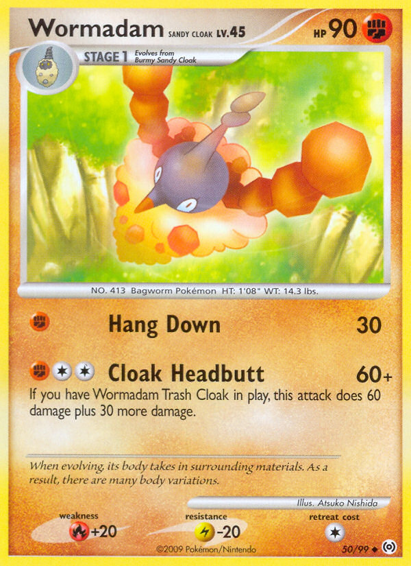 Wormadam Sandy Cloak - Arceus - #50 - Pokemon TCG card