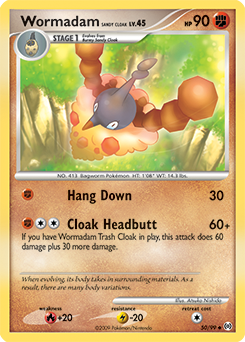 Wormadam Sandy Cloak - Arceus - #50 - Pokemon TCG card