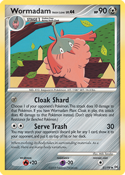 Wormadam Trash Cloak - Arceus - #51 - Pokemon TCG card