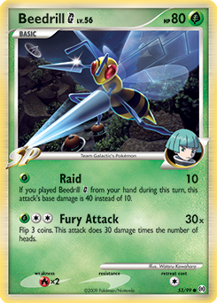 Beedrill G - Arceus - #53 - Pokemon TCG card