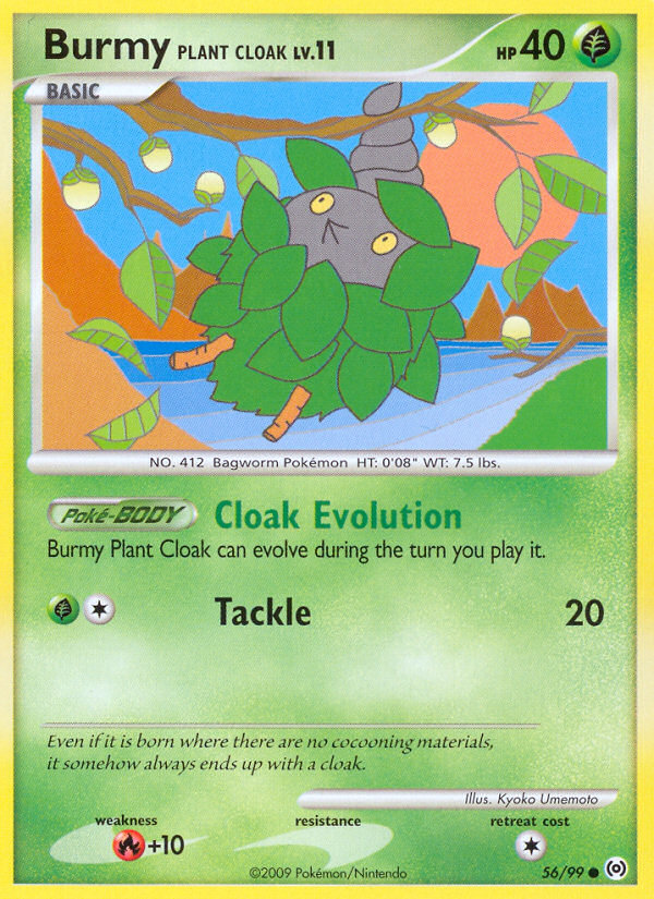 Burmy Plant Cloak - Arceus - #56 - Pokemon TCG card