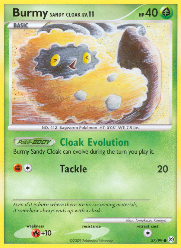 Burmy Sandy Cloak - Arceus - #57 - Pokemon TCG card