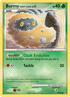 Burmy Sandy Cloak #57 Burmy Sandy Cloak - Arceus - #57 - Pokemon TCG card