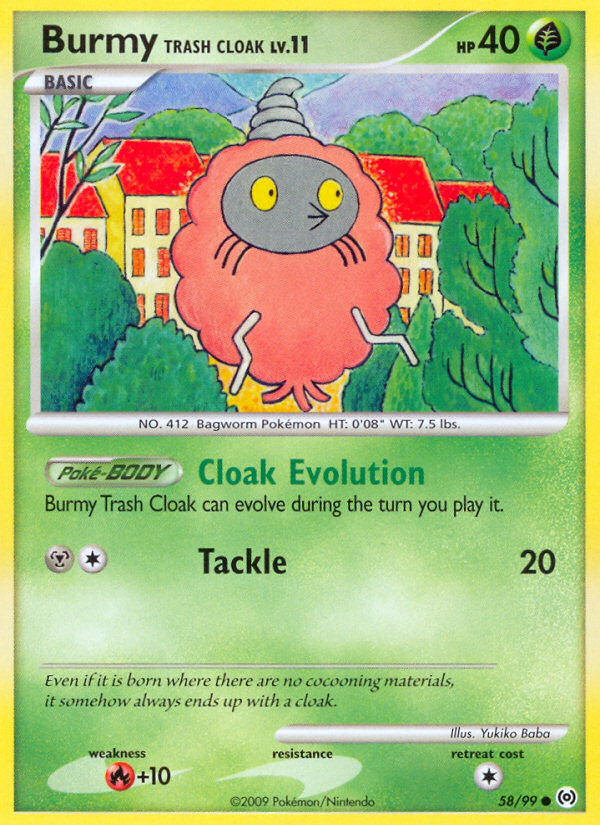 Burmy Trash Cloak - Arceus - #58 - Pokemon TCG card