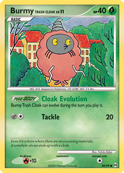 Burmy Trash Cloak #58 Burmy Trash Cloak - Arceus - #58 - Pokemon TCG card