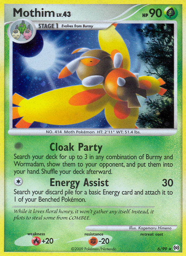 Mothim - Arceus - #6 - Pokemon TCG card