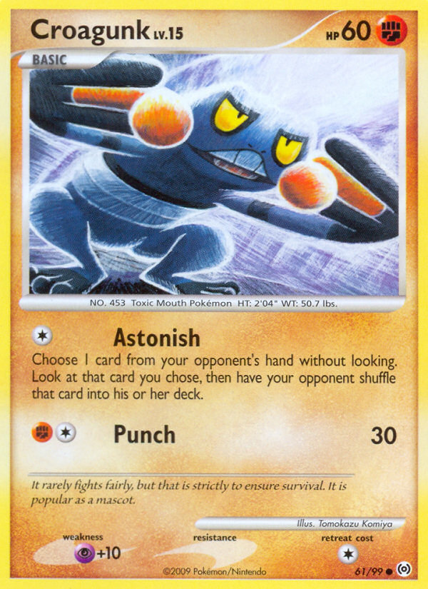 Croagunk - Arceus - #61 - Pokemon TCG card