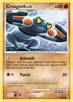 Croagunk #61 Croagunk - Arceus - #61 - Pokemon TCG card
