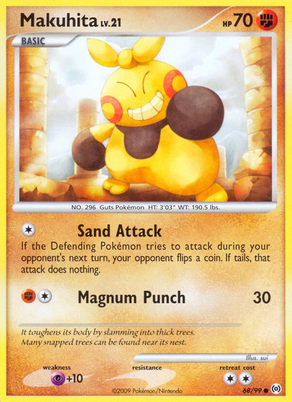 Makuhita - Arceus - #68 - Pokemon TCG card