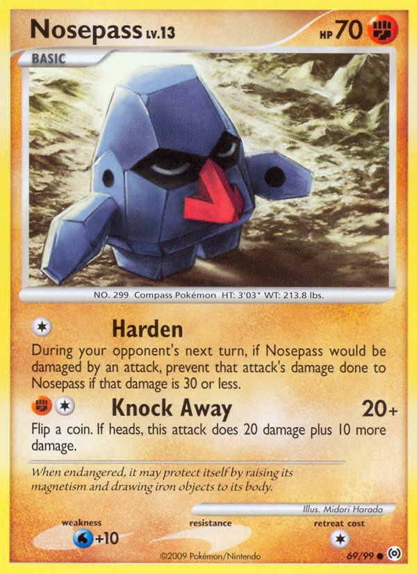 Nosepass - Arceus - #69 - Pokemon TCG card