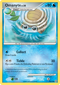 Omanyte #70 Omanyte - Arceus - #70 - Pokemon TCG card
