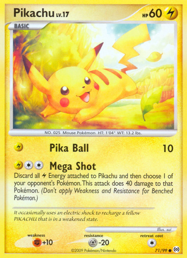 Pikachu - Arceus - #71 - Pokemon TCG card