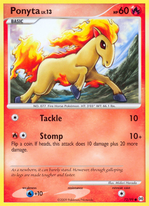 Ponyta - Arceus - #72 - Pokemon TCG card
