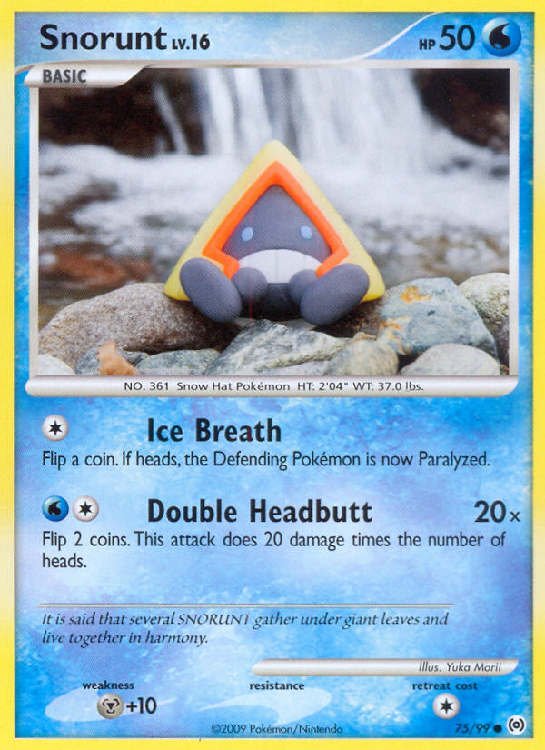Snorunt - Arceus - #75 - Pokemon TCG card