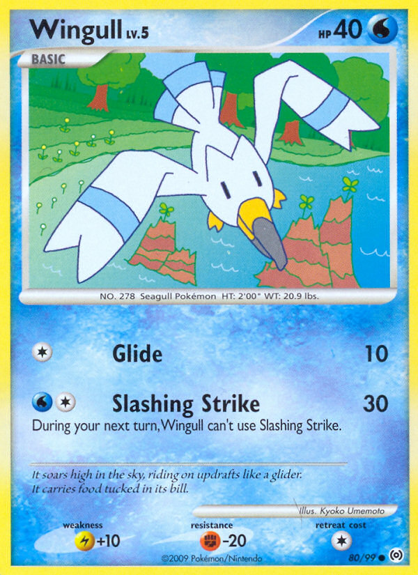 Wingull - Arceus - #80 - Pokemon TCG card
