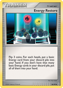 Energy Restore - Arceus - #86 - Pokemon TCG card