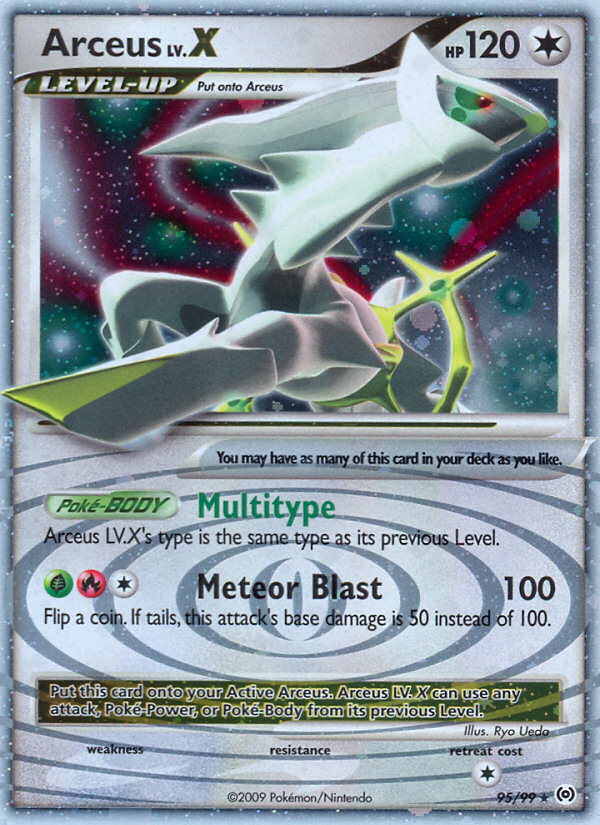 Arceus LV.X - Arceus - #95 - Pokemon TCG card