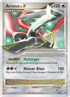 Arceus LV.X #95 Arceus LV.X - Arceus - #95 - Pokemon TCG card