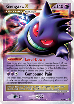 Gengar LV.X #97 Gengar LV.X - Arceus - #97 - Pokemon TCG card