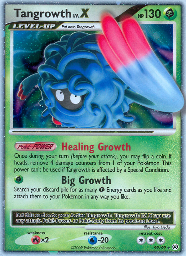 Tangrowth LV.X - Arceus - #99 - Pokemon TCG card