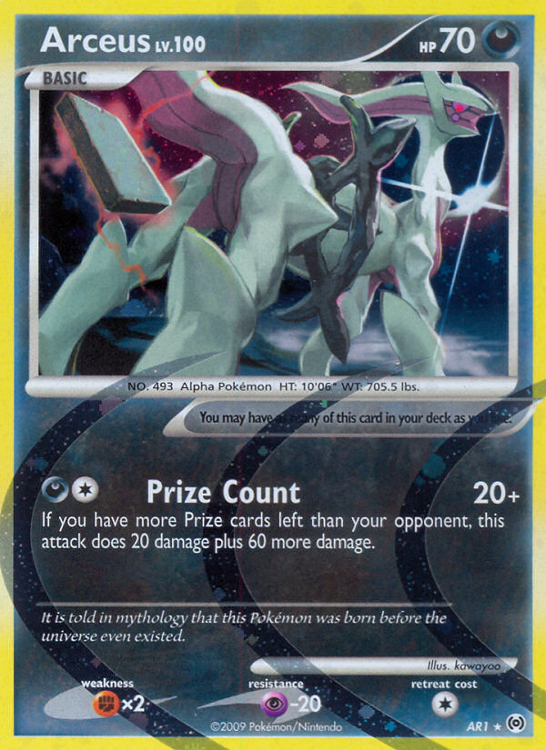 Arceus - Arceus - #AR1 - Pokemon TCG card