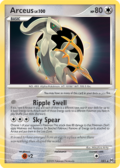 Arceus #AR5 Arceus - Arceus - #AR5 - Pokemon TCG card