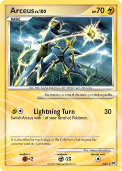 Arceus #AR6 Arceus - Arceus - #AR6 - Pokemon TCG card