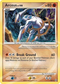Arceus #AR8 Arceus - Arceus - #AR8 - Pokemon TCG card