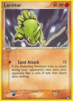 Larvitar - POP Series 1 - #11 - Pokemon TCG card