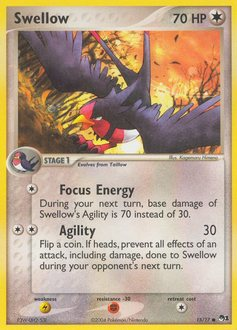 Swellow - POP Series 1 - #15 - Pokemon TCG card