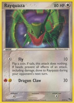 Rayquaza #3 Rayquaza - POP Series 1 - #3 - Pokemon TCG card