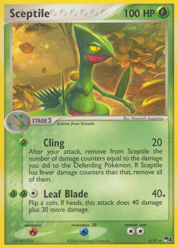Sceptile - POP Series 1 - #4 - Pokemon TCG card