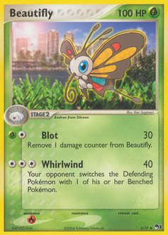 Beautifly - POP Series 1 - #6 - Pokemon TCG card