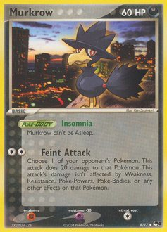 Murkrow #8 Murkrow - POP Series 1 - #8 - Pokemon TCG card