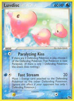 Luvdisc - POP Series 2 - #14 - Pokemon TCG card