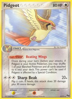 Pidgeot - POP Series 2 - #2 - Pokemon TCG card