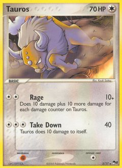 Tauros - POP Series 2 - #5 - Pokemon TCG card