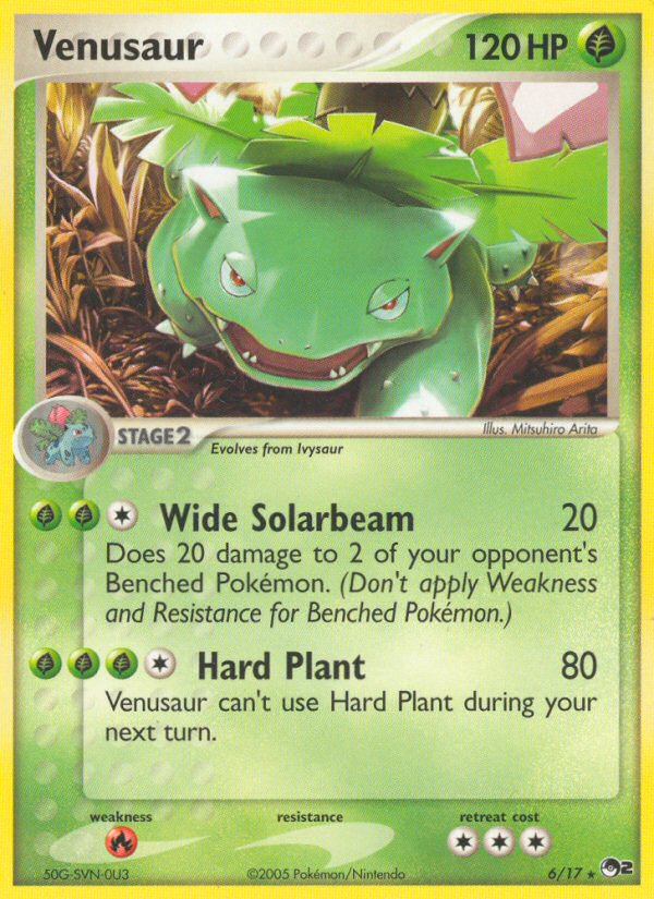 Venusaur - POP Series 2 - #6 - Pokemon TCG card