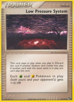 Low Pressure System - POP Series 3 - #11 - Pokemon TCG card