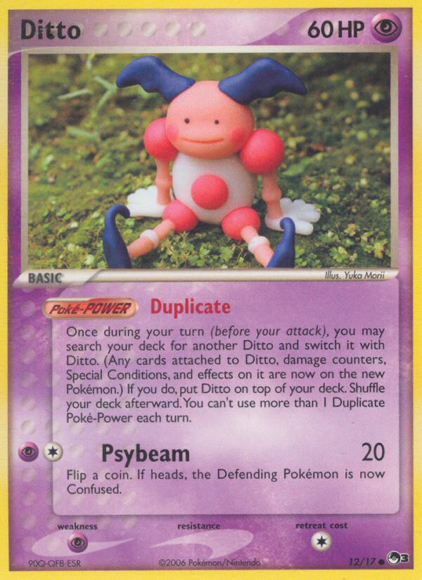 Ditto - POP Series 3 - #12 - Pokemon TCG card