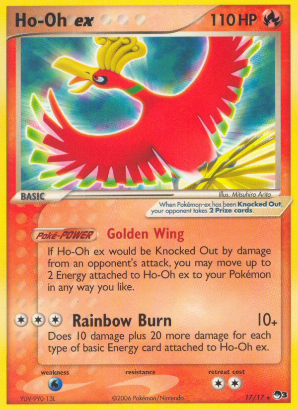 Ho-Oh ex - POP Series 3 - #17 - Pokemon TCG card