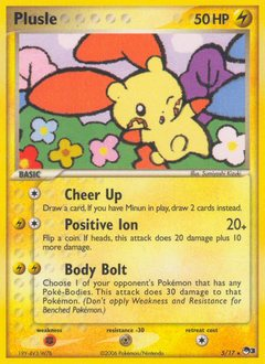 Plusle #5 Plusle - POP Series 3 - #5 - Pokemon TCG card