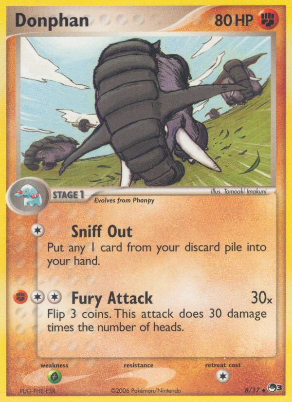 Donphan - POP Series 3 - #8 - Pokemon TCG card