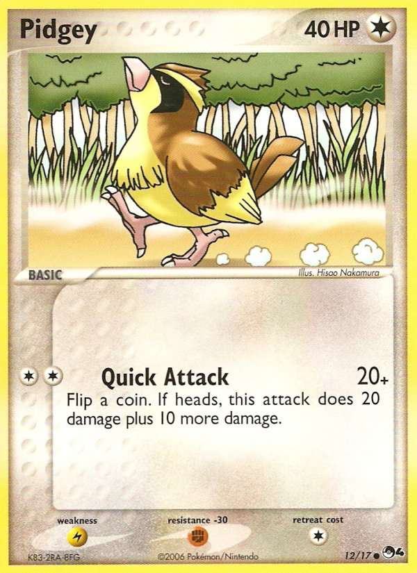 Pidgey - POP Series 4 - #12 - Pokemon TCG card