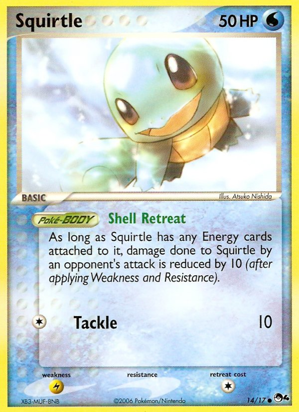 Squirtle - POP Series 4 - #14 - Pokemon TCG card