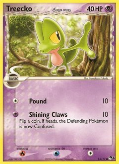 Treecko δ - POP Series 4 - #15 - Pokemon TCG card