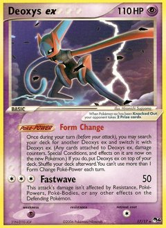 Deoxys ex #17 Deoxys ex - POP Series 4 - #17 - Pokemon TCG card