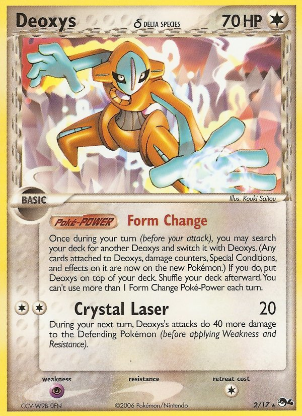Deoxys δ - POP Series 4 - #2 - Pokemon TCG card